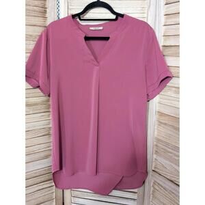 Womans Timeson Color  Pink Blouse  - Size Large